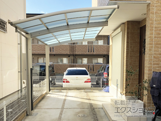 兵庫県西宮市ののカーポート レイナポートグラン　積雪〜20cm対応 施工例