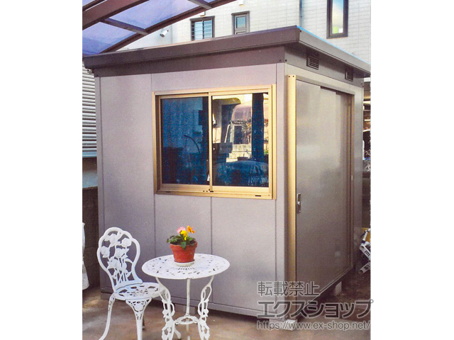 埼玉県さいたま市のの物置・屋外倉庫 ナイソー 一般型 2460×1880×2270（SMK-47S） SMK-47S 施工例