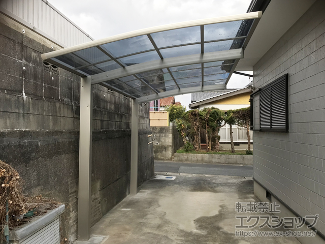 山口県宇部市ののカーポート プレシオスポート 積雪〜20cm対応 施工例