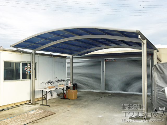 埼玉県春日部市ののカーポート レイナツインポートグラン　積雪〜20cm対応 施工例