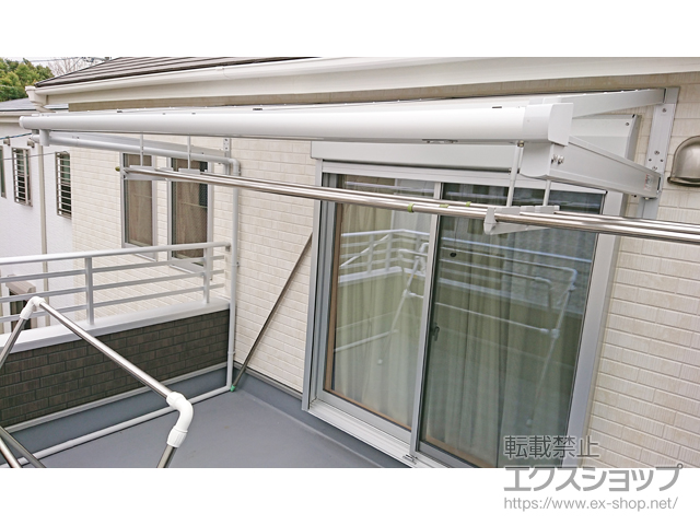 大阪府八尾市ののバルコニー・ベランダ屋根 スピーネ F型 ルーフタイプ 単体 積雪〜20cm対応 施工例