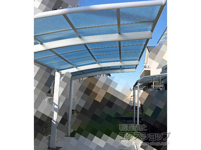 栃木県宇都宮市ののカーポート レイナポートグラン 延長　積雪〜20cm対応 施工例