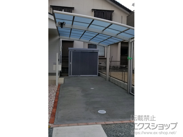 熊本県上益城郡益城町ののカーポート レイナポートグラン　積雪〜20cm対応 施工例