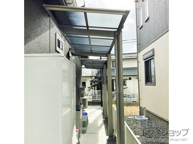 奈良県大和郡山市ののテラス屋根 フーゴF 独立テラスタイプ 単体 積雪〜20cm対応 施工例