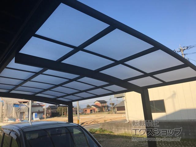 福岡県三井郡大刀洗町ののカーポート レイナポートグラン　積雪〜20cm対応 施工例