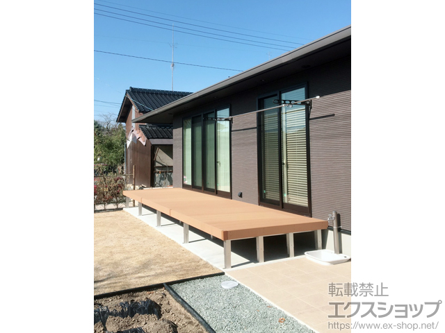 熊本県山鹿市ののウッドデッキ リウッドデッキ 200 施工例