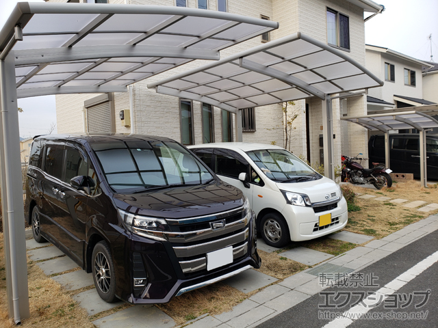 滋賀県栗東市ののカーポート レイナポートグラン　積雪〜20cm対応 施工例