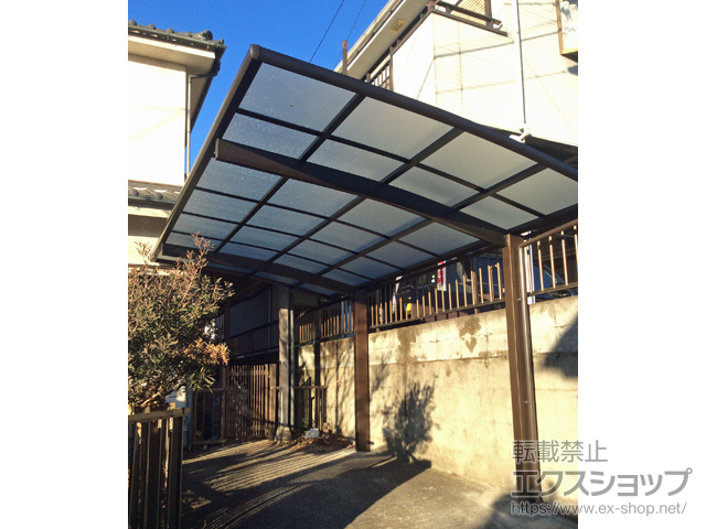 埼玉県入間郡越生町ののカーポート レイナポートグラン　積雪〜20cm対応 施工例