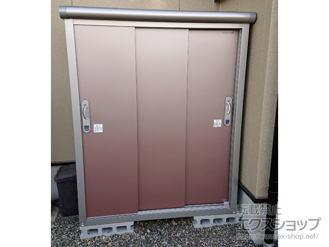 愛知県江南市のの物置・屋外倉庫 エスモ 一般型 1200×650×1501 ESE-1206E-MR 施工例