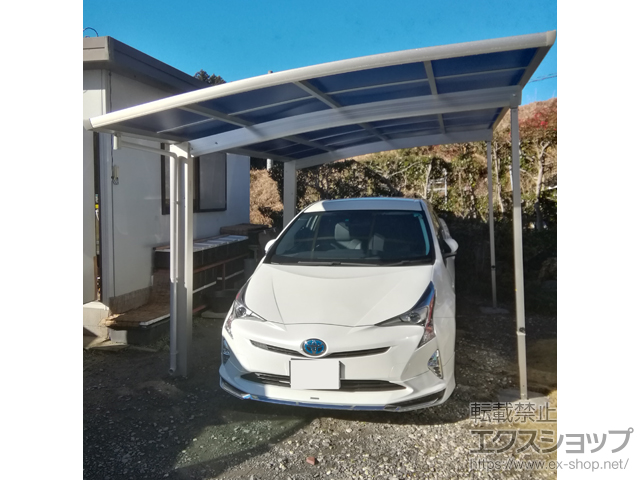 茨城県石岡市ののカーポート プレシオスポート 積雪〜20cm対応 施工例