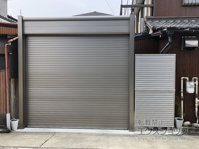 愛知県名古屋市ののガレージシャッター シャッターゲート FX2型 電動式 施工例