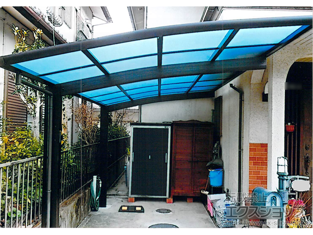 和歌山県岩出市ののカーポート レイナポートグラン　積雪〜20cm対応 施工例