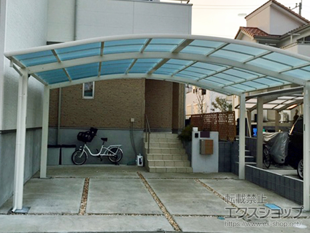 千葉県野田市ののカーポート レイナツインポートグラン　積雪〜20cm対応 施工例