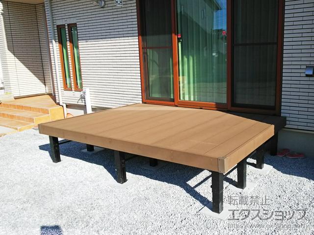 埼玉県白岡市ののウッドデッキ マージウッドデッキ 施工例