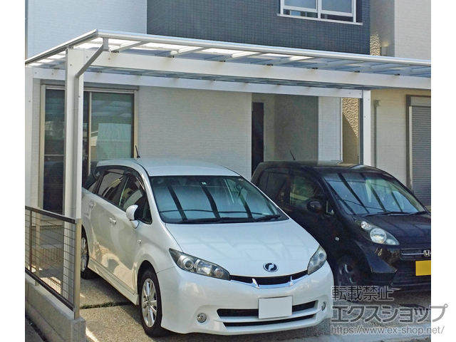 愛知県名古屋市ののカーポート エフルージュ ツイン 積雪〜20cm対応 施工例