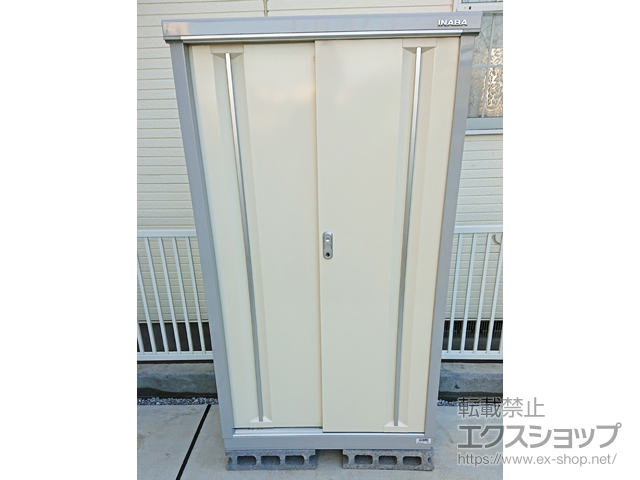 神奈川県横浜市のの物置・屋外倉庫 シンプリー 一般型 900×415×1603（MJX-094D-P） MJX-094D-P-FW 施工例