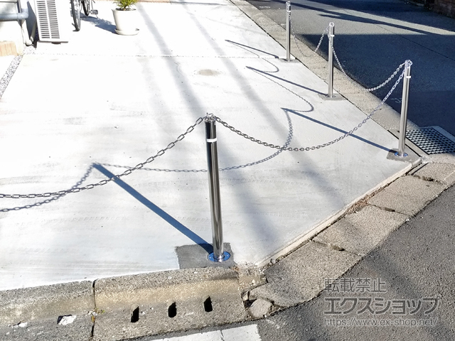 神奈川県相模原市ののフェンス・柵 ビポールＢＰ チェーン通過型 施工例