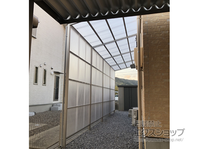 岐阜県本巣市ののストックヤード ストックヤードII オープンタイプ 積雪〜20ｃｍ対応 施工例