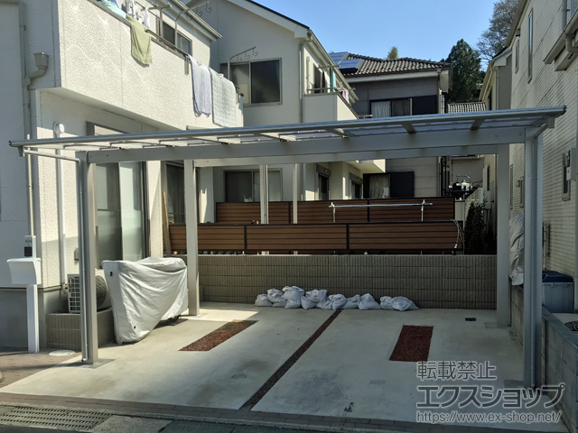 千葉県松戸市ののフェンス・柵 ハイグリッドフェンスUF8型 フリーポールタイプ 施工例