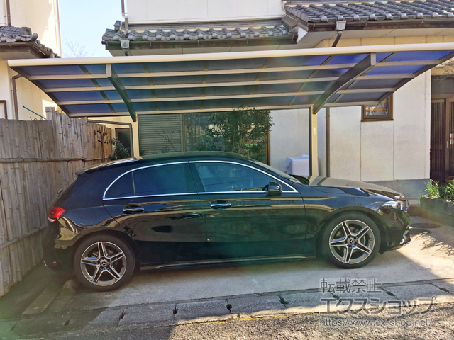 奈良県御所市ののカーポート プレシオスポート 積雪〜20cm対応 施工例