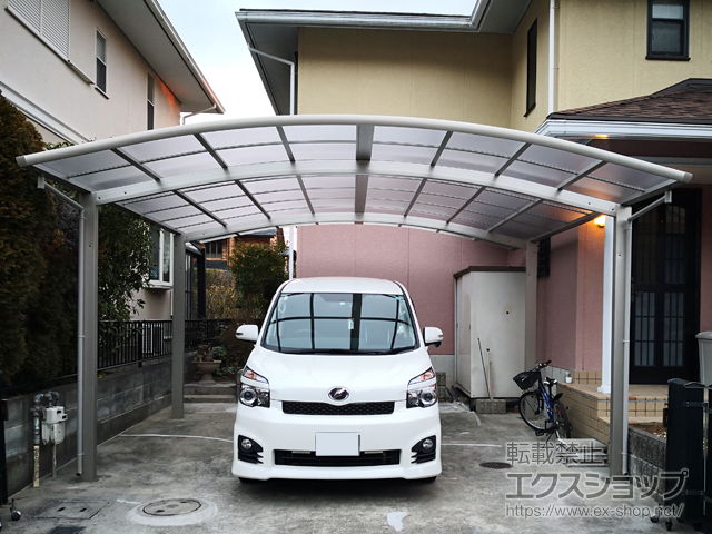 大阪府豊能郡豊能町ののカーポート レイナツインポートグラン　積雪〜20cm対応 施工例