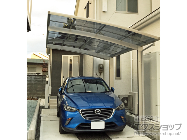 宮城県仙台市ののカーポート プレシオスポート 積雪〜20cm対応 施工例