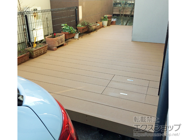 東京都練馬区ののウッドデッキ リウッドデッキ 200 施工例