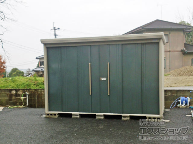 熊本県宇城市のの物置・屋外倉庫 Mr.ストックマンダンディ 一般型 3232×1922×2110 ND-3219-JG 施工例