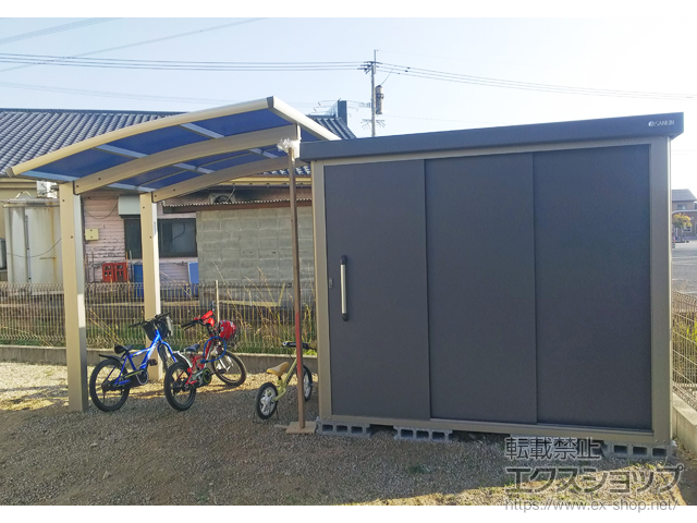 佐賀県佐賀市のの物置・屋外倉庫 エスケーエイト SK8-100 一般型 2200×1600×1940 SK8-100-GK 施工例