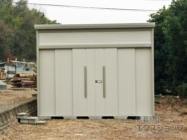 熊本県合志市のの物置・屋外倉庫 Mr.トールマンダンディ 多雪型 結露減少型 3232×2990×2570（JN-SZ3229） JN-SZ3229-W 施工例