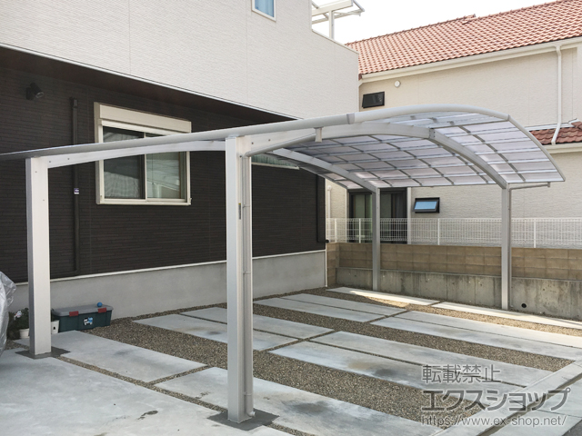 兵庫県神戸市ののカーポート レイナトリプルポートグラン　積雪〜20cm対応 施工例