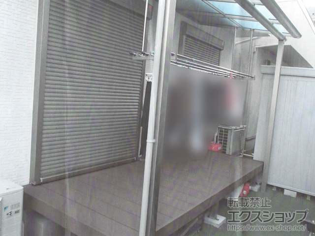 東京都小金井市ののテラス屋根 ヴェクターテラス F型 テラスタイプ 単体 積雪〜20cm対応 施工例