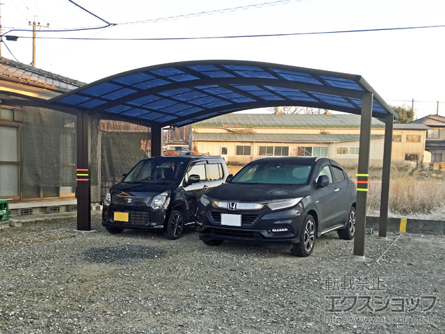 佐賀県鳥栖市ののカーポート レイナツインポートグラン　積雪〜20cm対応 施工例