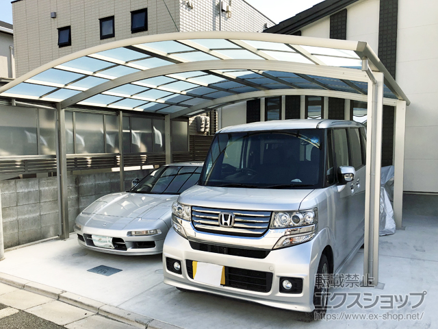 和歌山県和歌山市ののカーポート レイナツインポートグラン　積雪〜20cm対応 施工例