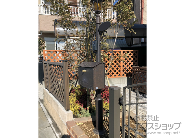 千葉県柏市のの機能門柱・ポスト ファクションユニット ユーロブリーズ  組合せ 施工例