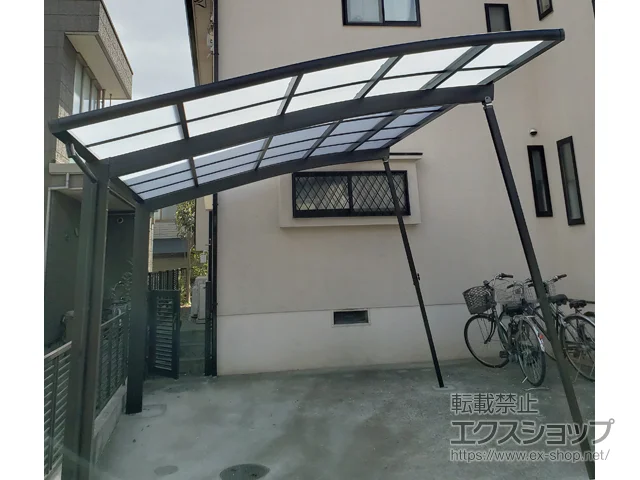 東京都稲城市のLIXIL(リクシル)のカーポート ネスカR 積雪～20cm対応 台風補償付 施工例