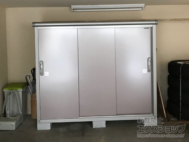 京都府宇治市のの物置・屋外倉庫 エスモ 一般型 1797×650×1501（ESE-1806E） ESE-1806E-MR 施工例