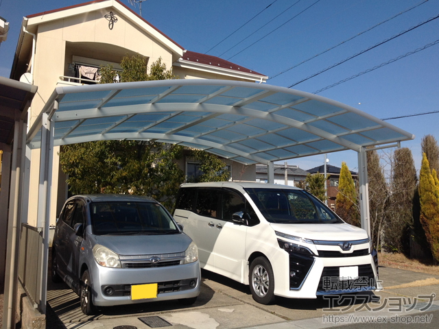 岐阜県岐阜市ののカーポート レイナツインポートグラン　積雪〜20cm対応 施工例