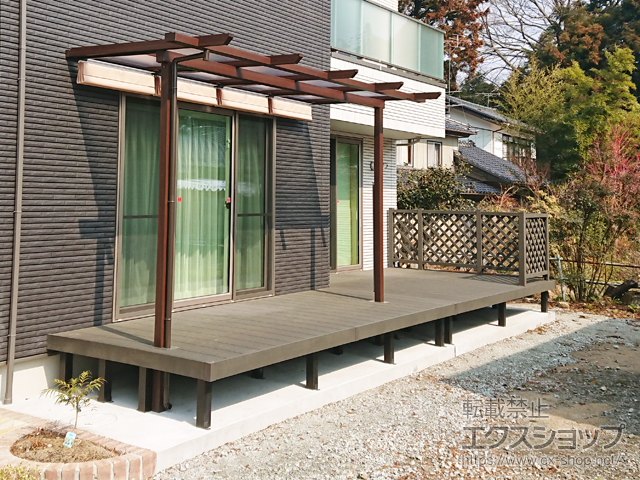 福島県南相馬市ののウッドデッキ リウッドデッキ 200 施工例