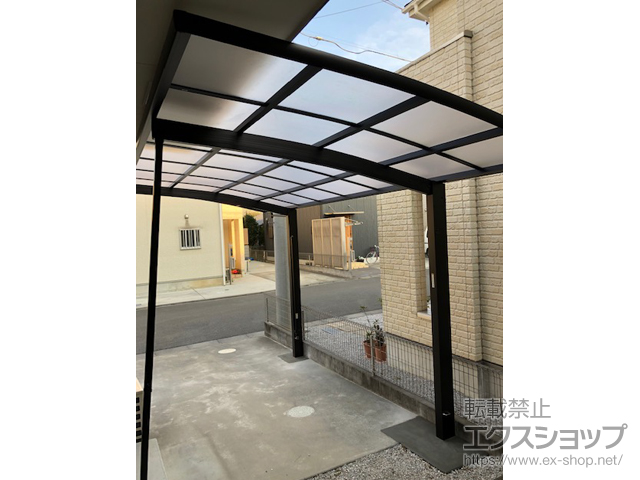 東京都あきる野市ののカーポート レイナポートグラン　積雪〜20cm対応 施工例