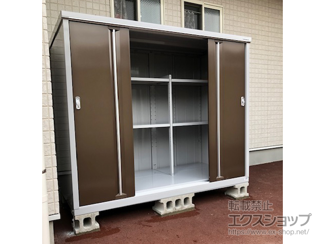 愛知県名古屋市のの物置・屋外倉庫 シンプリー 一般型 1940×905×1603（MJX-199D） MJX-199D-TB 施工例