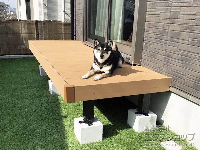 兵庫県神戸市ののウッドデッキ マージウッドデッキ 施工例