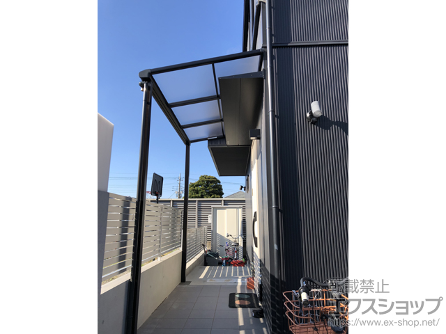 東京都練馬区ののテラス屋根 ヴェクターテラス F型 テラスタイプ 単体 積雪〜20cm対応 施工例
