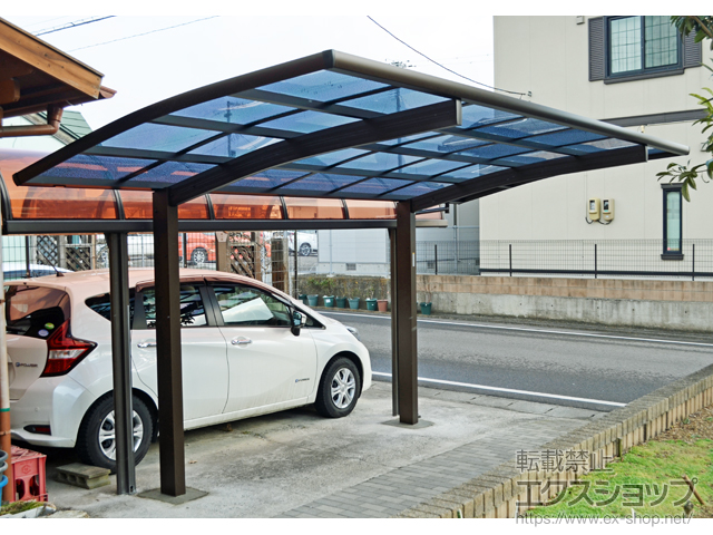 福島県伊達郡国見町ののカーポート レイナポートグラン　積雪〜20cm対応 施工例