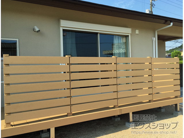 山口県防府市ののウッドデッキ リウッドデッキ 200 施工例