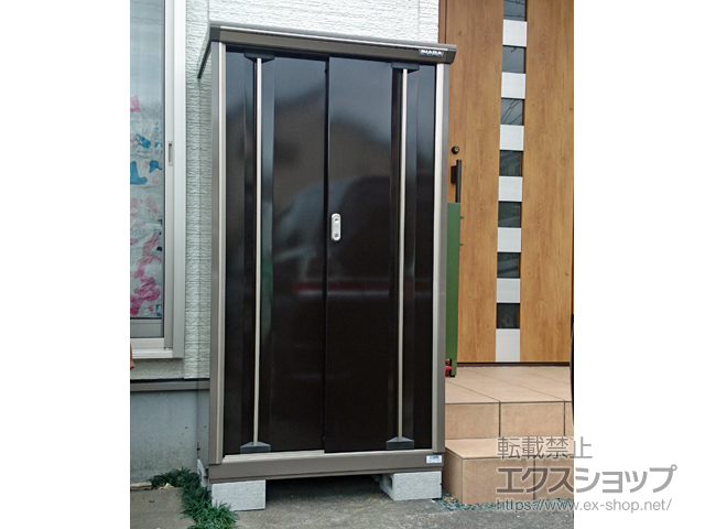 静岡県静岡市のの物置・屋外倉庫 ナイソーシスター　900×480×1603 KMW-095D 施工例