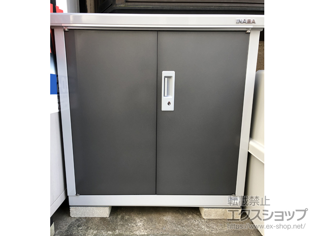 東京都杉並区のの物置・屋外倉庫 アイビーストッカー 900×515×903 BJX-095A-PG 施工例