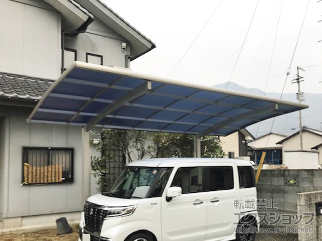 香川県三豊市ののカーポート プレシオスポート 積雪〜20cm対応 施工例