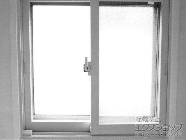 福島県福島市のの二重窓（内窓） インプラス ダストバリア仕様 引違い窓 浴室仕様 ユニットバス納まり 2枚建 施工例