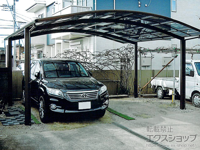 千葉県柏市ののカーポート レイナツインポートグラン　積雪〜20cm対応 施工例